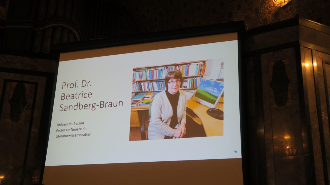 CV von Beatrice Sandberg-Braun, emeritierte Professorin der Uni Bergen N