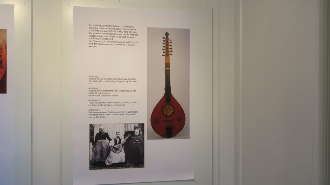 Toggenburger Hausmusik-Instrumente im Ortsmuseum Oberuzwil